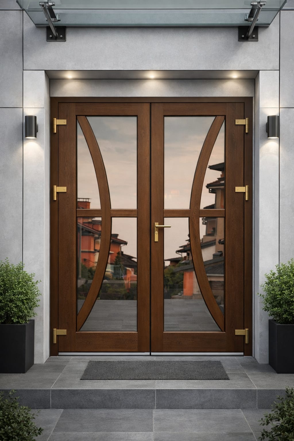 PVC Doppeltür Modell 25