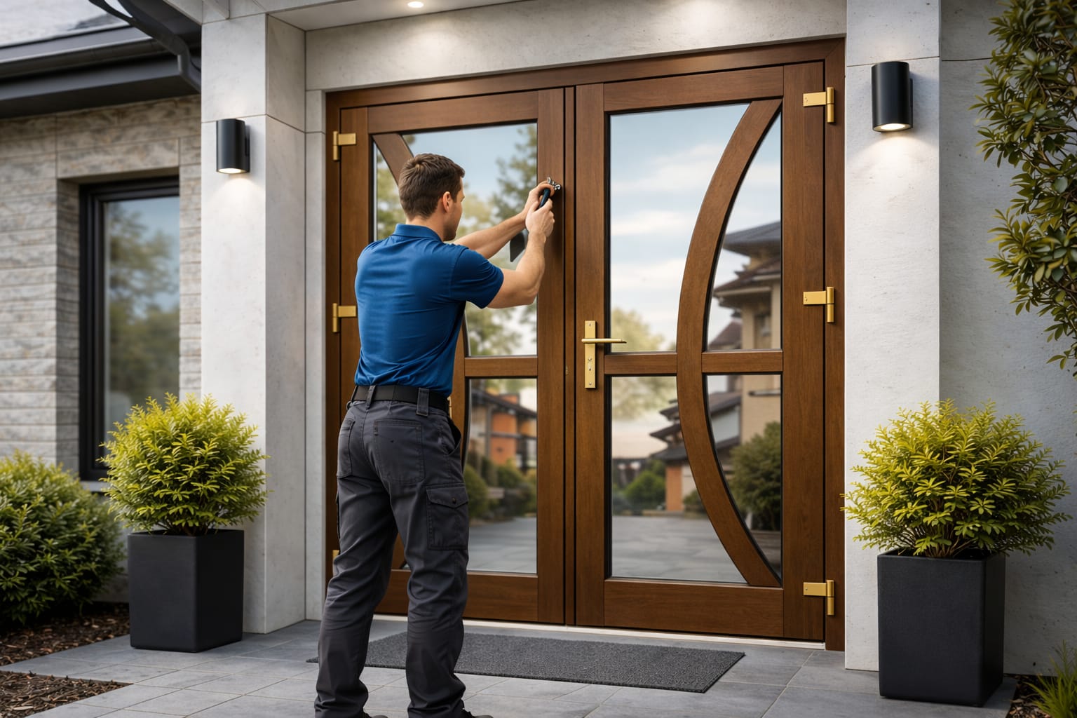 Stabil & zuverlässig – PVC Tür