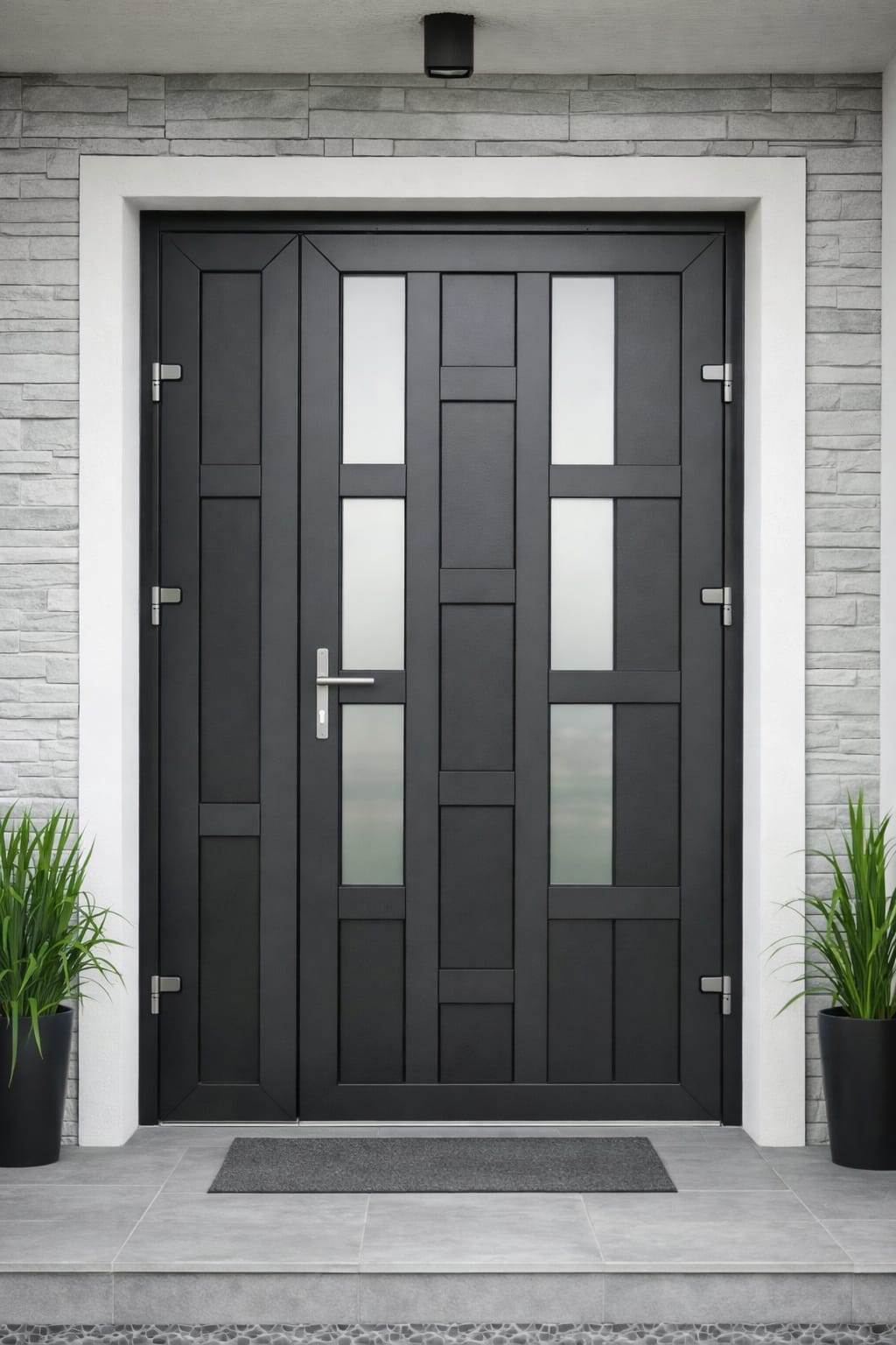 PVC Haustür Modell 45