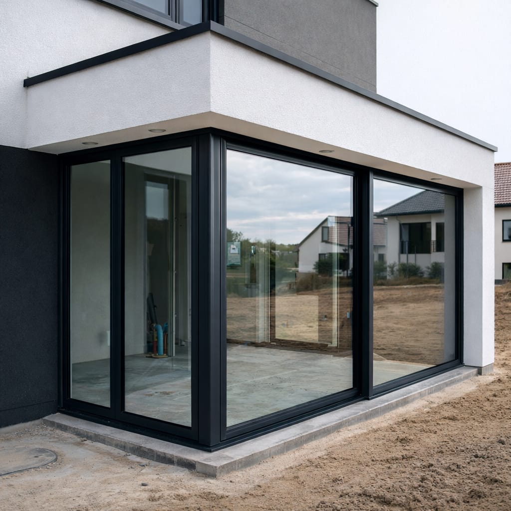 Fenster und Türen für Neubauprojekt