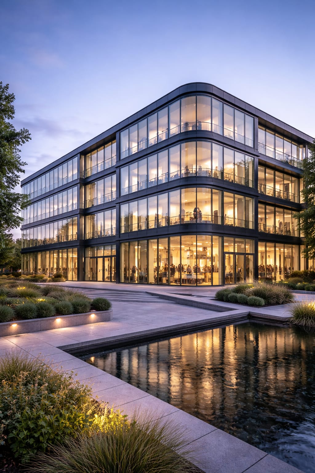 Fenster und Verglasung für Wohnanlage